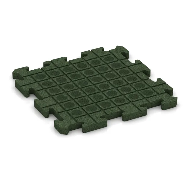 Aufsicht auf die Unterseite, also die Bodenseite von WARCO-Formteil 2805 - Sportovní krytina pro psy HD im Format 500 x 500 x 30 mm.