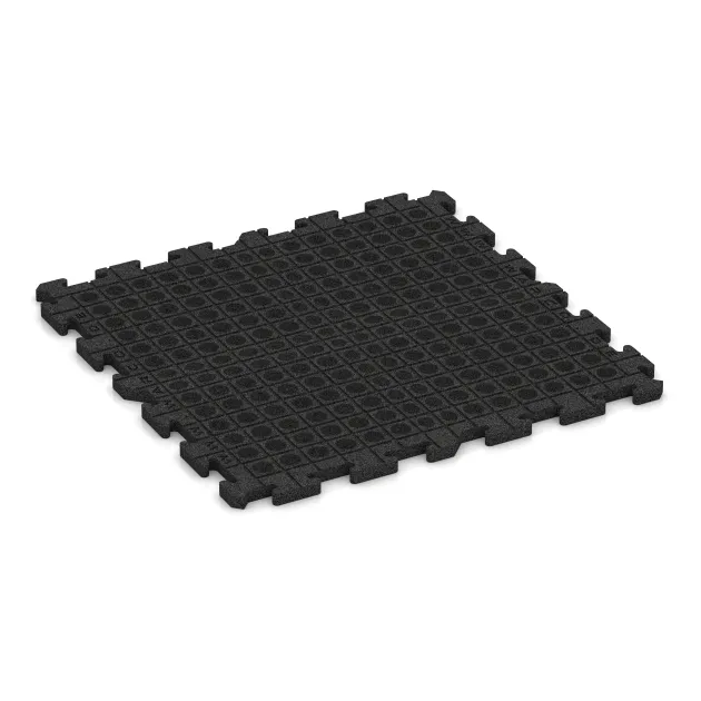 Aufsicht auf die Unterseite, also die Bodenseite von WARCO-Formteil 3354 - Podlahová krytina pro psy im Format 1000 x 1000 x 30 mm.