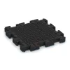 Aufsicht auf die Unterseite, also die Bodenseite von WARCO-Formteil 3066 - Paving slab im Format 500 x 500 x 50 mm.