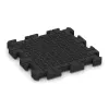 Aufsicht auf die Unterseite, also die Bodenseite von WARCO-Formteil 4558 - Venkovní dlaždice na klik im Format 500 x 500 x 50 mm.