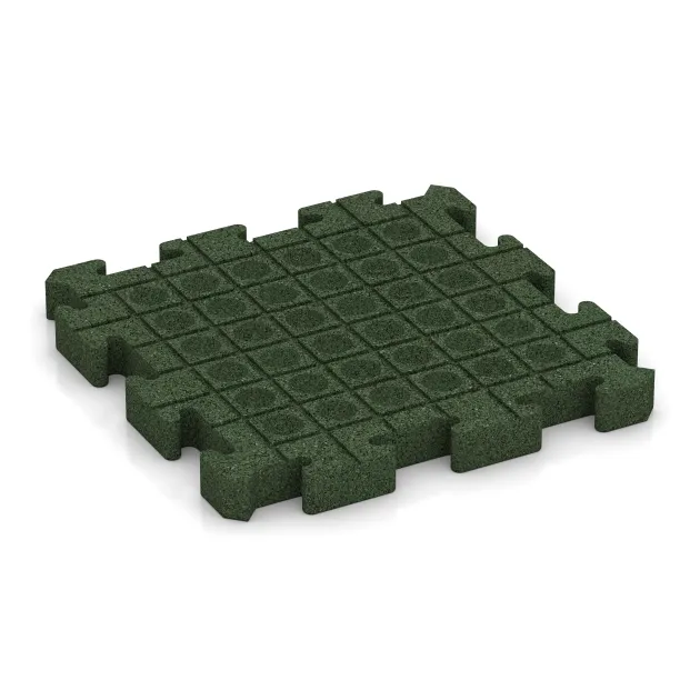 Aufsicht auf die Unterseite, also die Bodenseite von WARCO-Formteil 3146 - Paving slab im Format 500 x 500 x 50 mm.