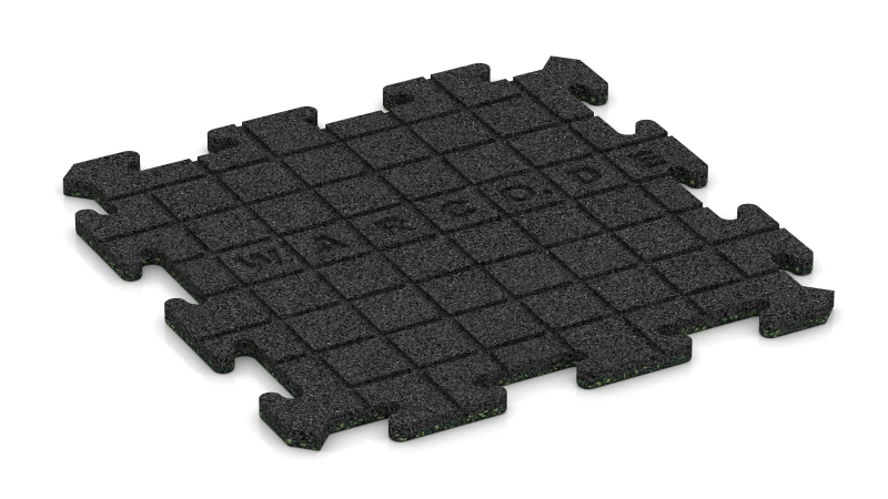 Drenážní drážky v čtvercovém uspořádání – 4 mm hluboké