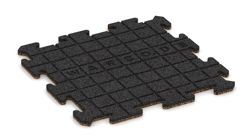 Drenážní drážky v čtvercovém uspořádání – 4 mm hluboké