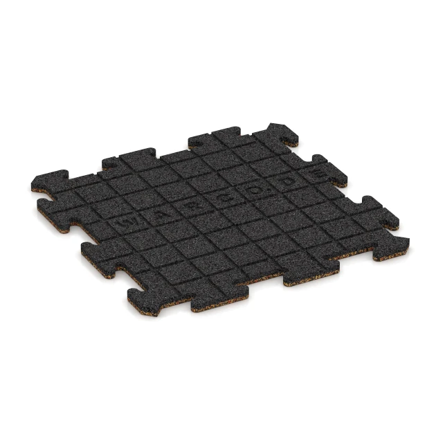 Aufsicht auf die Unterseite, also die Bodenseite von WARCO-Formteil 0128 - Dlaždice k bazénu im Format 50 x 50 x 1,8 cm | 0,25 m².