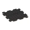 Aufsicht auf die Unterseite, also die Bodenseite von WARCO-Formteil 5679 - Vnitřní podlahová dlaždice puzzle im Format 500 x 500 x 18 mm.