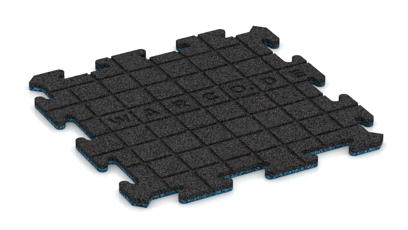 Drenážní drážky v čtvercovém uspořádání – 4 mm hluboké