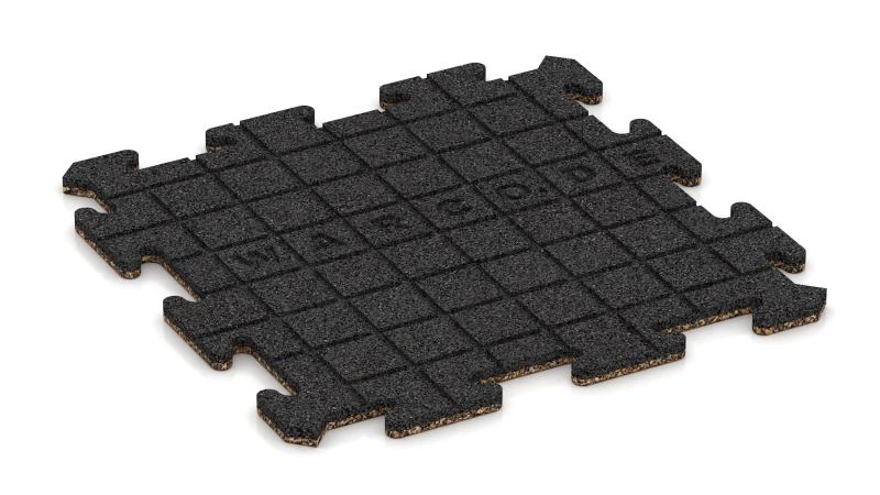 Drenážní drážky v čtvercovém uspořádání – 4 mm hluboké