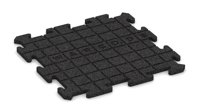 Drenážní drážky v čtvercovém uspořádání – 4 mm hluboké