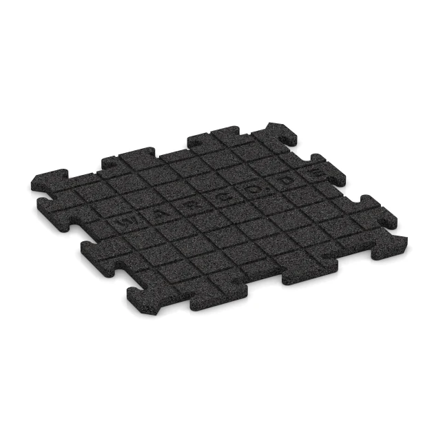 Aufsicht auf die Unterseite, also die Bodenseite von WARCO-Formteil 4223 - Sportovní deska 1,8 cm im Format 50 x 50 x 1,8 cm | 0,25 m².