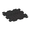 Aufsicht auf die Unterseite, also die Bodenseite von WARCO-Formteil 6102 - Vnitřní podlahová dlaždice puzzle im Format 500 x 500 x 18 mm.