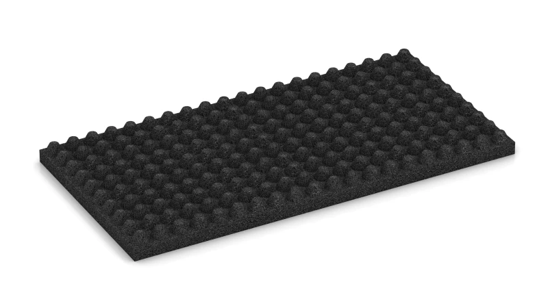 Struktura z 23 mm vysokých zkrácených kuželů