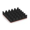 Aufsicht auf die Unterseite, also die Bodenseite von WARCO-Formteil 0742 - Gumová dopadová dlaždice na dětské hřiště im Format 500 x 500 x 100 mm.