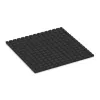 Aufsicht auf die Unterseite, also die Bodenseite von WARCO-Formteil 0750 - Step protection mat horsebox im Format 1000 x 1000 x 30 mm.