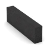 Aufsicht auf die Unterseite, also die Bodenseite von WARCO-Formteil 7028 - Schod z gumového granulátu im Format 100 x 30 x 15 cm.