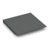 Aufsicht auf die Unterseite, also die Bodenseite von WARCO-Formteil 0484 - Corner tile (two chamfered sides) im Format 500 x 500 x 50 mm.