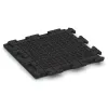 Aufsicht auf die Unterseite, also die Bodenseite von WARCO-Formteil 1296 - Terasa dlaždice Classic im Format 500 x 500 x 40 mm.