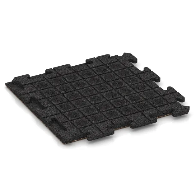 Aufsicht auf die Unterseite, also die Bodenseite von WARCO-Formteil 1162 - Terasa dlaždice Classic im Format 500 x 500 x 30 mm.