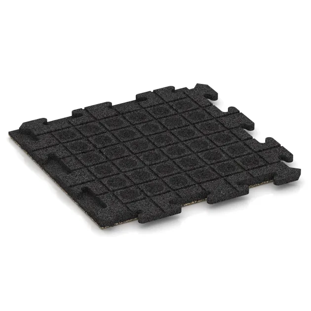 Aufsicht auf die Unterseite, also die Bodenseite von WARCO-Formteil 1150 - Terasa dlaždice Classic im Format 500 x 500 x 30 mm.