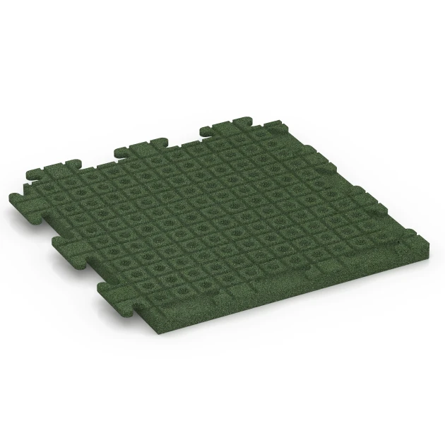 Aufsicht auf die Unterseite, also die Bodenseite von WARCO-Formteil 6977 - Fitness podlahová dlaždice Classic im Format 50 x 50 x 3 cm | 0,25 m².