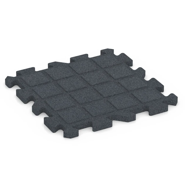 Aufsicht auf die Unterseite, also die Bodenseite von WARCO-Formteil 6992 - Fitness podlaha im Format 50 x 50 x 3 cm | 0,25 m².