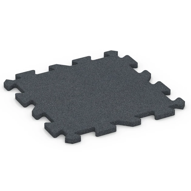 Aufsicht auf die Unterseite, also die Bodenseite von WARCO-Formteil 6315 - Puzzle dlaždice na dětské hřiště im Format 50 x 50 x 2 cm | 0,25 m².