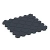 Aufsicht auf die Unterseite, also die Bodenseite von WARCO-Formteil 6391 -  im Format 102,5 x 102,5 x 3 cm | 1,05 m².
