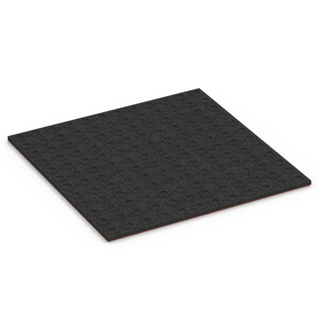 Aufsicht auf die Unterseite, also die Bodenseite von WARCO-Formteil 6380 - Stájová rohož im Format 100 x 100 x 3 cm | 1,00 m².