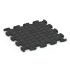 Aufsicht auf die Unterseite, also die Bodenseite von WARCO-Formteil 6830 - Fitness Active podlaha im Format 46 x 46 x 1,8 cm.