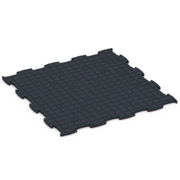 Aufsicht auf die Unterseite, also die Bodenseite von WARCO-Formteil 6864 - Fitness Max Floor System im Format 44,6 x 44,6 x 1,8 cm.