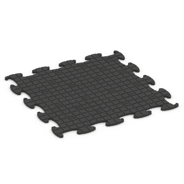 Aufsicht auf die Unterseite, also die Bodenseite von WARCO-Formteil 6832 - Fitness Active podlaha im Format 98 x 98 × 1,8 cm.