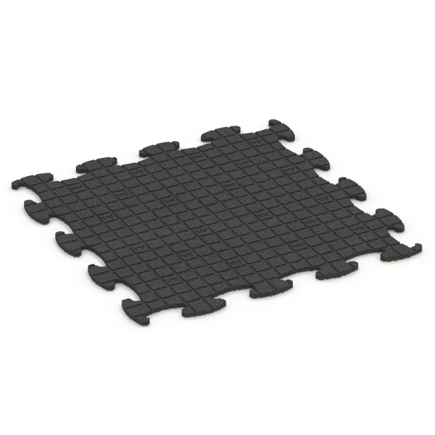 Aufsicht auf die Unterseite, also die Bodenseite von WARCO-Formteil 6838 - Fitness Active podlaha im Format 98 x 98 × 1,8 cm.