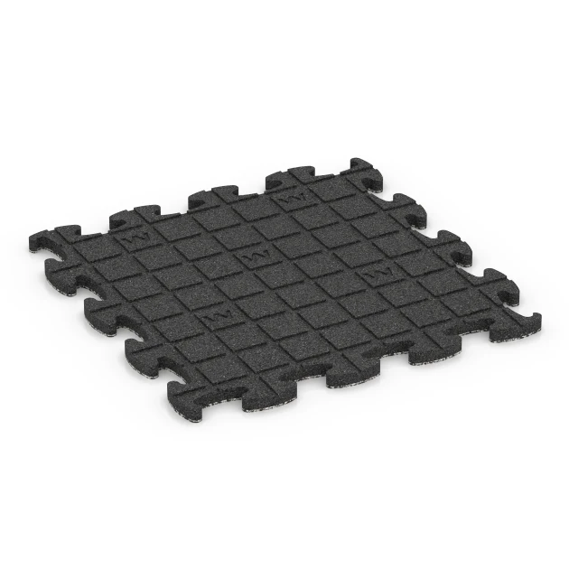 Aufsicht auf die Unterseite, also die Bodenseite von WARCO-Formteil 6842 - Fitness Active podlaha im Format 46 x 46 × 2,8 cm.