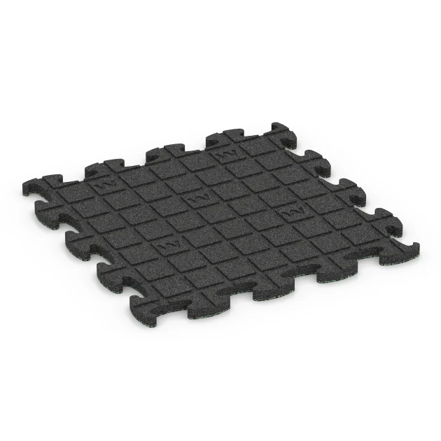Aufsicht auf die Unterseite, also die Bodenseite von WARCO-Formteil 6843 - Fitness Active podlaha im Format 46 x 46 × 2,8 cm.