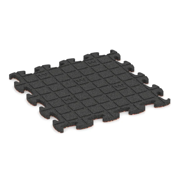 Aufsicht auf die Unterseite, also die Bodenseite von WARCO-Formteil 6845 - Fitness Active podlaha im Format 46 x 46 × 2,8 cm.