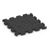 Aufsicht auf die Unterseite, also die Bodenseite von WARCO-Formteil 6878 - Fitness Max Floor System im Format 44,6 x 44,6 × 2,8 cm.