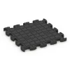 Aufsicht auf die Unterseite, also die Bodenseite von WARCO-Formteil 6883 - Fitness Max Floor System im Format 46 x 46 × 2,8 cm.
