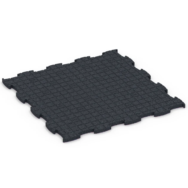 Aufsicht auf die Unterseite, also die Bodenseite von WARCO-Formteil 6855 - Fitness Active podlaha im Format 97,1 x 97,1 x 2,8 cm.