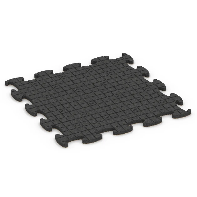 Aufsicht auf die Unterseite, also die Bodenseite von WARCO-Formteil 6858 - Fitness Active podlaha im Format 98 x 98 x 2,8 cm.