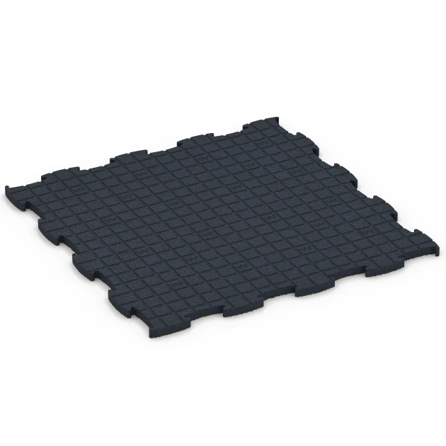 Aufsicht auf die Unterseite, also die Bodenseite von WARCO-Formteil 6894 - Fitness Max Floor System im Format 97,1 x 97,1 x 2,8 cm.