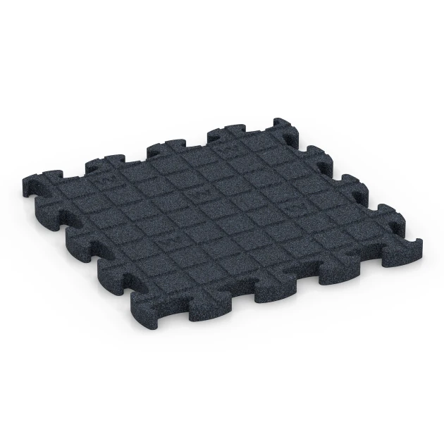 Aufsicht auf die Unterseite, also die Bodenseite von WARCO-Formteil 6961 - Fitness Premium sportovní podlaha im Format 45,9 x 45,9 x 2,8 cm.
