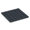 Aufsicht auf die Unterseite, also die Bodenseite von WARCO-Formteil 7133 - Sportovní podlaha pro venkovní fitness im Format 60 x 60 x 3 cm | 0,36 m².