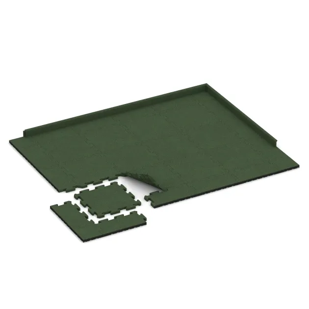 Typische Verlegung oder Einbausituation für den Artikel 2805 von WARCO - Sportovní krytina pro psy HD, Farbton Trávově zelená in der Abmessung 500 x 500 x 30 mm.