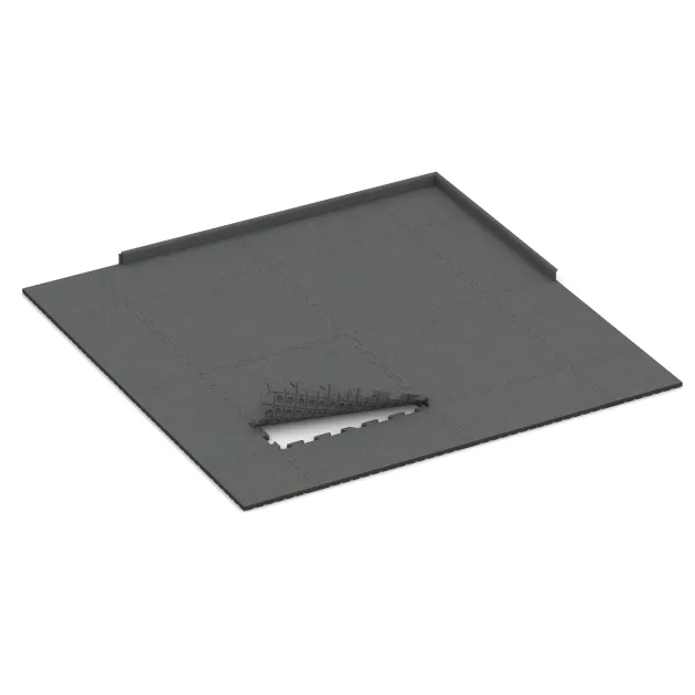 Typische Verlegung oder Einbausituation für den Artikel 3363 von WARCO - Sportovní krytina pro psy HD, Farbton Šedá břidlice in der Abmessung 1000 x 1000 x 30 mm.