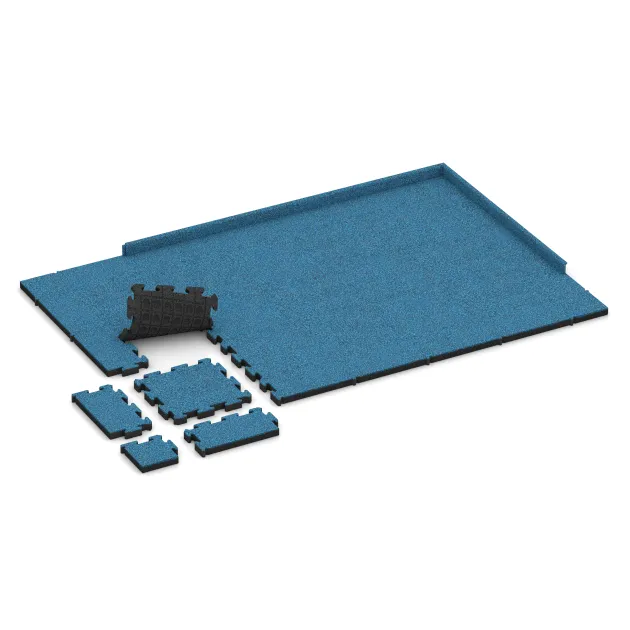 Typische Verlegung oder Einbausituation für den Artikel 3066 von WARCO - Paving slab, Farbton Atlantik in der Abmessung 500 x 500 x 50 mm.