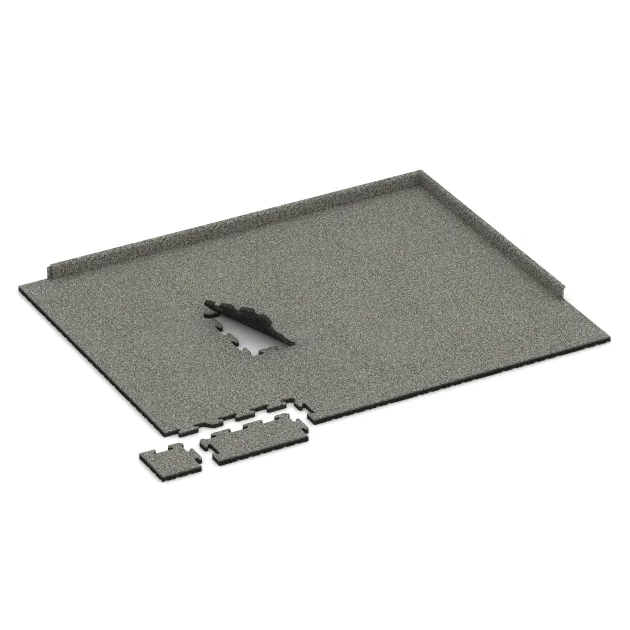 Typische Verlegung oder Einbausituation für den Artikel 4859 von WARCO - Okrajová dlaždice, Farbton Šedý granit in der Abmessung 500 x 235 x 30 mm.