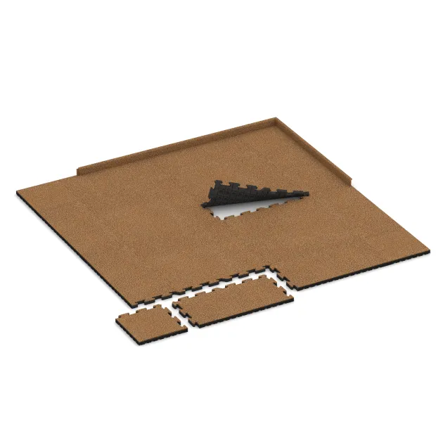 Typische Verlegung oder Einbausituation für den Artikel 5120 von WARCO - Okrajová dlaždice HD, Farbton Terra Cotta in der Abmessung 1000 x 485 x 40 mm.