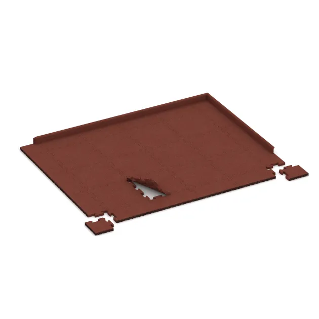 Typische Verlegung oder Einbausituation für den Artikel 4927 von WARCO - Rohová dlaždice, Farbton Cihlově červená in der Abmessung 235 x 235 x 30 mm.