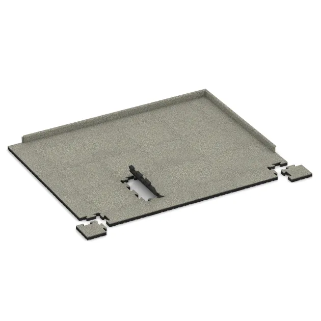 Typische Verlegung oder Einbausituation für den Artikel 4982 von WARCO - Rohová dlaždice HD, Farbton Světlý granit in der Abmessung 235 x 235 x 40 mm.