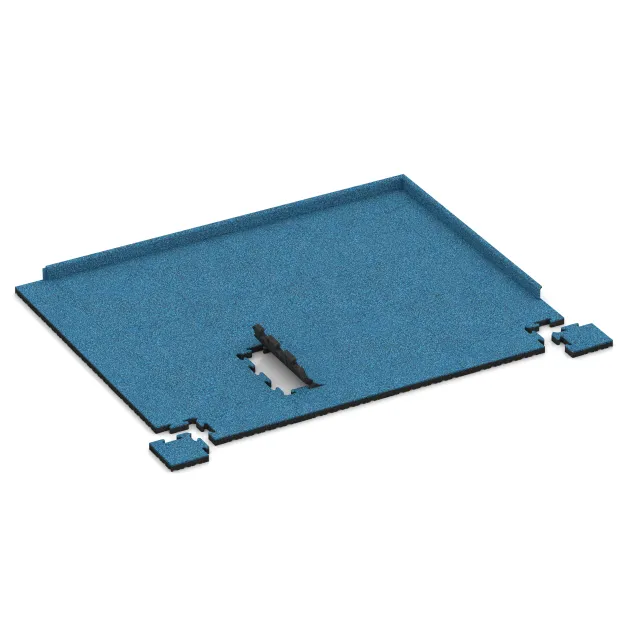 Typische Verlegung oder Einbausituation für den Artikel 4961 von WARCO - Rohová dlaždice, Farbton Atlantik in der Abmessung 235 x 235 x 40 mm.