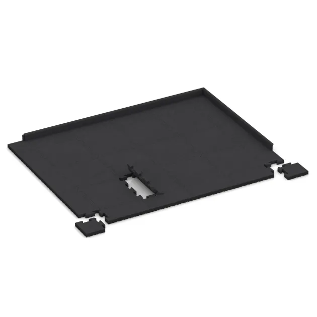 Typische Verlegung oder Einbausituation für den Artikel 4993 von WARCO - Rohová dlaždice HD Fine, Farbton Antracit in der Abmessung 235 x 235 x 40 mm.